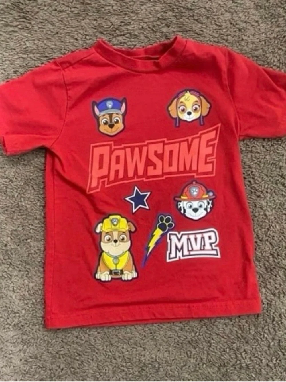 Boys Paw Patrol Pawsome Shirt size 5t - Picture 3 of 8